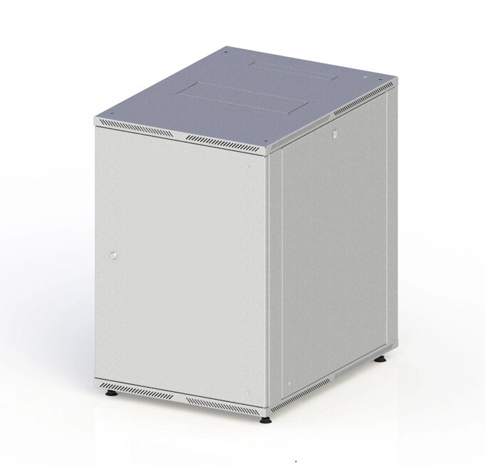 Шкаф напольный 19" LITE 22U (600x600) дверь металл от компании ООО КОЛМЭН-ПЛЮС - фото 1