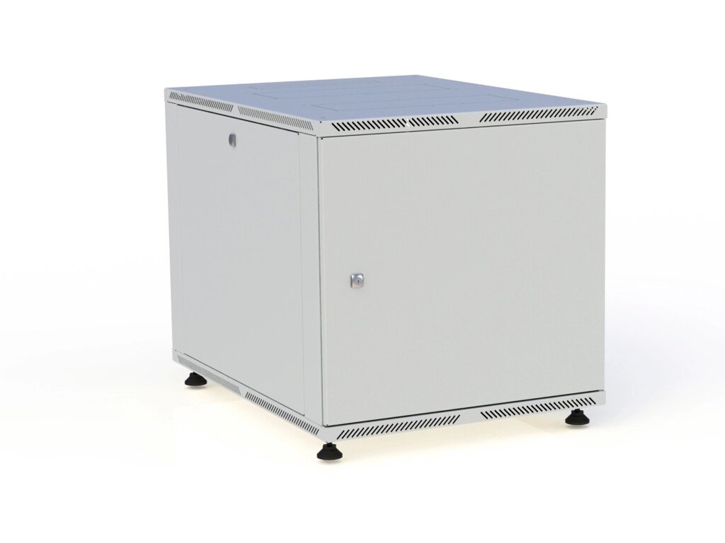 Шкаф настенный 19" 9U 600x520 дверь металл от компании ООО КОЛМЭН-ПЛЮС - фото 1