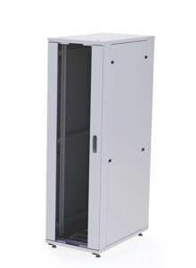 Шкаф телекоммуникационный 19" напольный 24U 600x800 дверь стекло