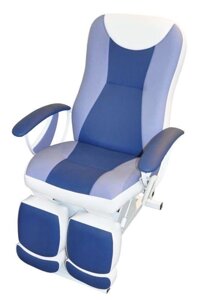 Педикюрное косметологическое кресло «Ирина»электропривод, 2 мотора) (высота 550 - 850мм, спинка)