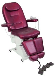 Педикюрное косметологическое кресло ТАТЬЯНА (Электропривод, 3 мотора)(высота 640 - 890 мм)