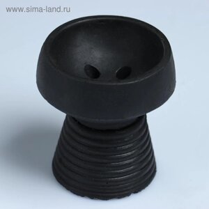 Чаша, глиняная, d=6.7 см 7х7.5 см, черная
