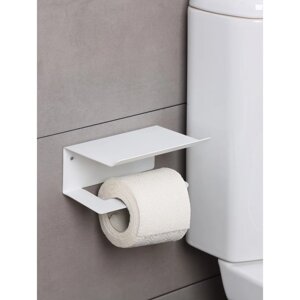 Держатель для туалетной бумаги ЛОФТ, 16011085 мм, цвет белый