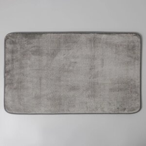 Коврик для ванной с эффектом памяти SAVANNA Memory foam, 5080 см, цвет серый