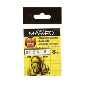 Крючки карповые Maruto 8624, цвет BN,8 Carp Pro, 8 шт.