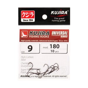 Крючки Kujira Universal 180, цвет BN,9, 10 шт.