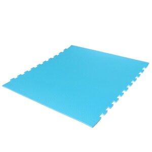 Мягкий пол универсальный «New-накат. Соты», цвет голубой, 100 100 см, 14 мм