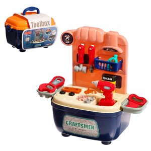 Набор детских инструментов «Ремесленник», в чемодане, 24 элемента