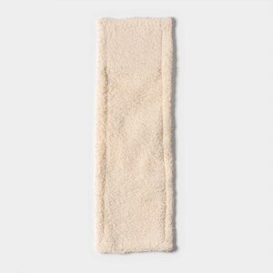 Насадка для плоской швабры Доляна «Пастель», 4212 см, микрофибра, 60 гр, цвет бежевый
