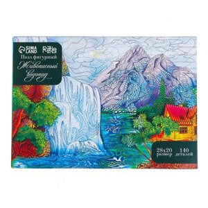 Пазл «Живописный водопад»календарь