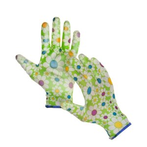 Перчатки садовые, нейлоновые, с ПВХ полуобливом, размер 10, цвет МИКС, Greengo