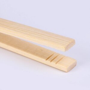Пинцет деревянный «Белый» 16,8 2,5 1 см