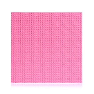 Пластина-перекрытие для конструктора, 25,5 25,5 см, цвет розовый