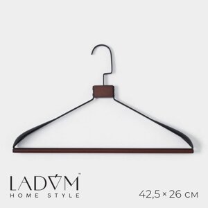 Плечики - вешалки для одежды LaDоm Sombre, 42,526 см, цвет коричневый