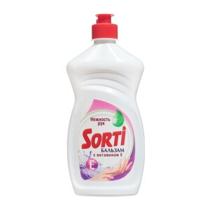 Средство для мытья посуды, SORTI, с витамином Е, 400 гр