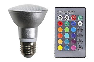 Лампа RGB с пультом 5W R63 E27