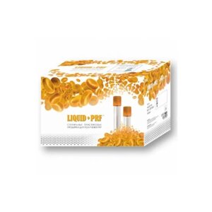 Пробирки стерильные пластиковые LIQUID-PRF 10 мл 16x100, Оранжевые 50 шт/уп
