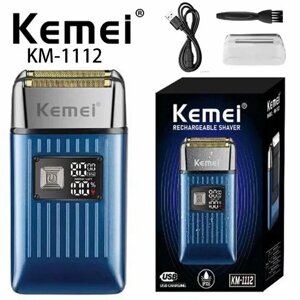 Электробритва для бритья головы Kemei KM-1112