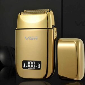 Электробритва VGR V-338/ Профессиональный триммер / для сухого и влажного бритья.