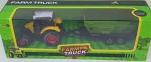 Трактор мини модель с прицепом Farm Truck. Farmer.