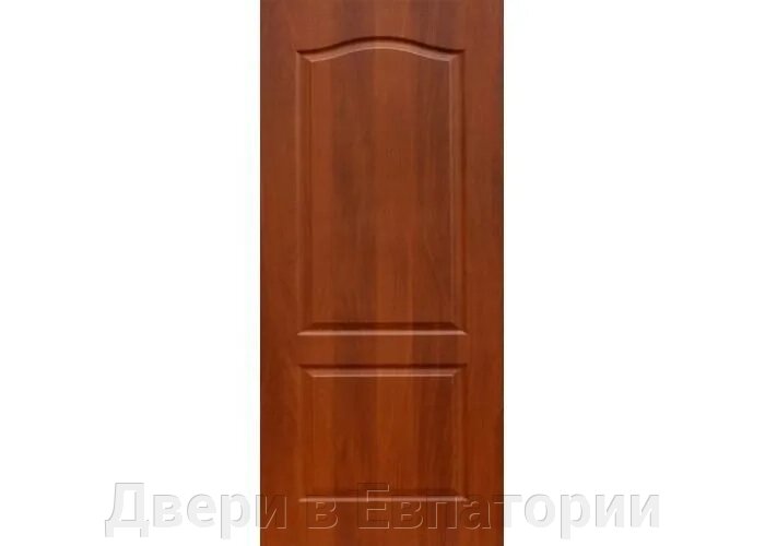 Межкомнатная дверь ГЛУХАЯ КЛАССИК ПВХ Итальянский Орех классика ТАНДОР от компании Двери в Евпатории - фото 1