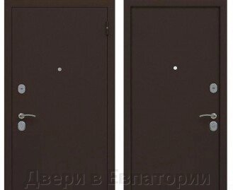 Входная дверь 7см АВРОРА ТАНДОР медный антик металл / металл от компании Двери в Евпатории - фото 1