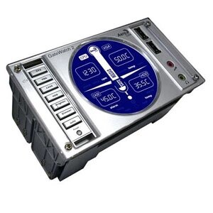 AeroCool Панель GateWatch2 SV Silver контроль температуры, 4 датчика t°в 2х5,25"