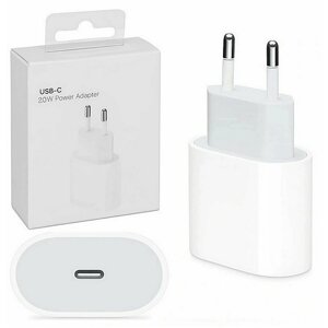 Apple Сетевое зарядное устройство USB-C Power Adapter 20W, белый (MHJE3ZM/A)
