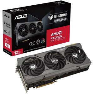 ASUS видеокарта TUF radeon RX 7700 XT gaming 12GB (TUF-RX7700XT-O12G-gaming)90YV0jk0-M0na00)