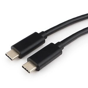 Cablexpert кабель USB type-C - USB type-C, 2 м, черный (CCP-USB3.1-CMCM-2M)