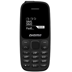 Digma Мобильный телефон Linx A106, чёрный