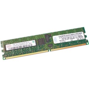 Hynix серверная оперативная память DIMM DDR2 2048mb, 400mhz ECC REG CL3 1.8V (HYMP512R72BP4-E3)38L5916)39M5812,