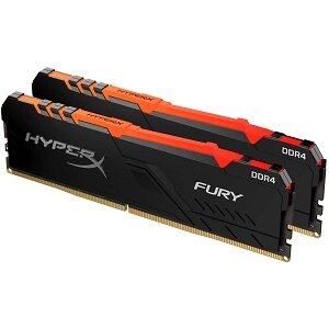 Hyperx модуль памяти DIMM DDR4 64gb, 2400mhzkingston fury RGB black (HX424C15FB3ak2/64)