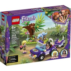 LEGO Конструктор Friends 41421 Джунгли: спасение слонёнка