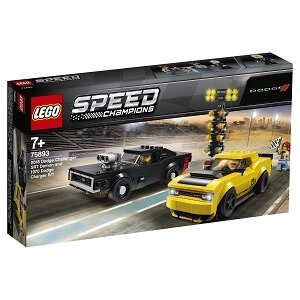 LEGO Конструктор Speed Champions 75893 Додж Чэленджер 2018 и Додж Чарджер 1970