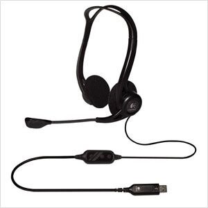 Logitech Компьютерная гарнитура USB Headset 960, Black (981-000100)