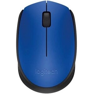 Logitech Мышь M171 Wireless Mouse Blue-Black (910-004640)