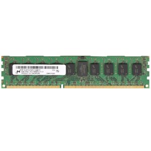 Micron серверная оперативная память DIMM DDR3 4096mb, 1333mhz, ECC REG CL9 1.5V (MT18JSF51272PZ-1G4)