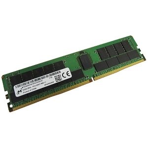 Micron серверная оперативная память DIMM DDR4 32768mb, 2933mhz, ECC REG CL21, 1.2V (MTA36ASF4g72PZ-2G9e2UI)