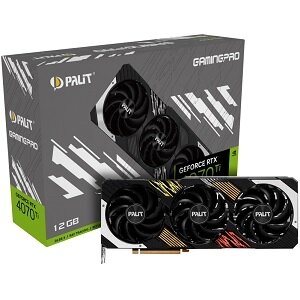 Palit Видеокарта GeForce RTX 4070 Ti 12Gb GamingPro (NED407T019K9-1043A)