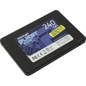 Patriot Memory Жесткий диск SSD 2.5" 240Gb Patriot Burst Elite (PBE240GS25SSDR)