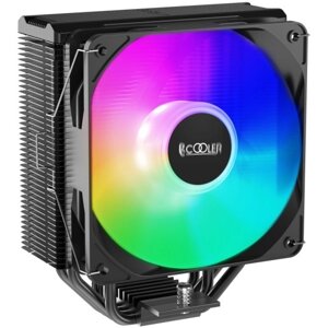 Pccooler Кулер для процессора Paladin EX400S, RGB, S-1700, TDP 180W, черный