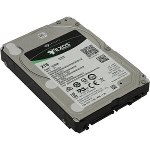Seagate жесткий диск HDD 2.5" 2tb, SATA-III128mb, 7200rpm, exos 7E2000 (ST2000NX0253)