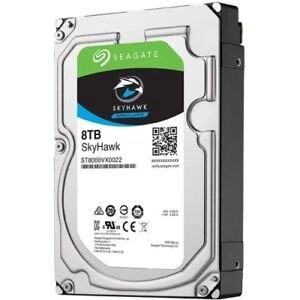 Seagate жесткий диск HDD 8.0tb , SATA-III, 256mb, 7200rpm, skyhawk ST8000VX0022