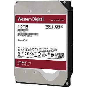 Western digital жесткий диск HDD 12tb SATA-III, 256mb, 5400rpm RED PRO (WD121KFBX)