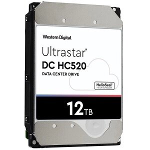 Western Digital Жесткий диск HDD 3.5" 12Tb, SAS256Mb, 7200rpm Ultrastar DC HC520 (HUH721212AL4204)
