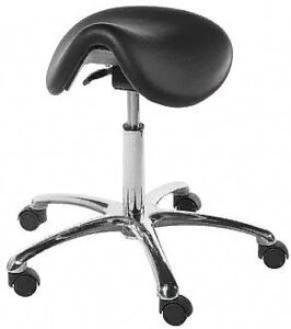 БТ-ЭРГО-1 Табурет медицинский, стул для массажиста, стул-седло, эргономичный с сиденьем типа "седло"