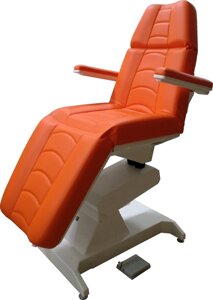 Кресло процедурное с электроприводом “Ондеви-4” с прямыми подлокотниками, с проводным пультом управления.