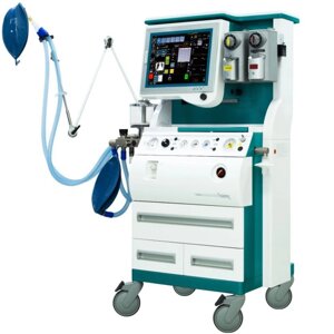 Наркозно-дыхательный аппарат Chirana Venar Libera Screen TS с встроенным в тележку аппарата бронхоотсосом