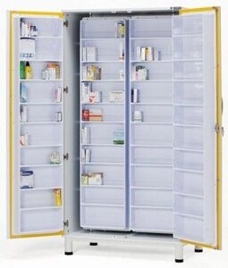 Vernipoll 13-FP801 вариант 2 шкаф для медикаментов из дсп облицованного биламинатом, сейф